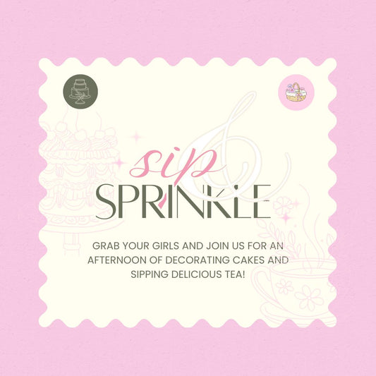 Sip & Sprinkle - Vintage Cake Decorating Workshop