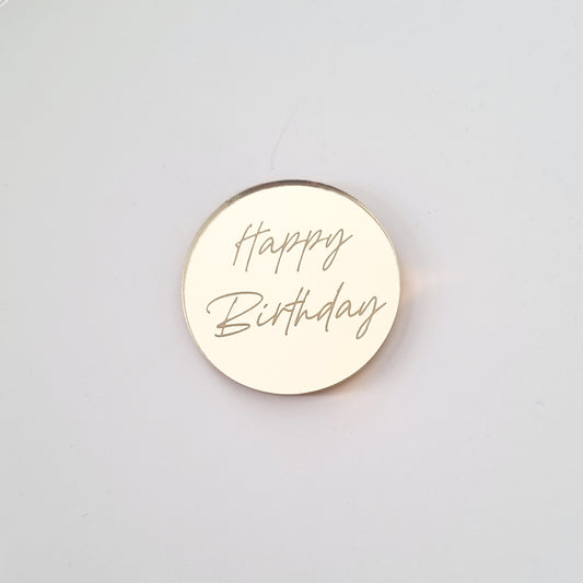 Happy Birthday Cake Topper